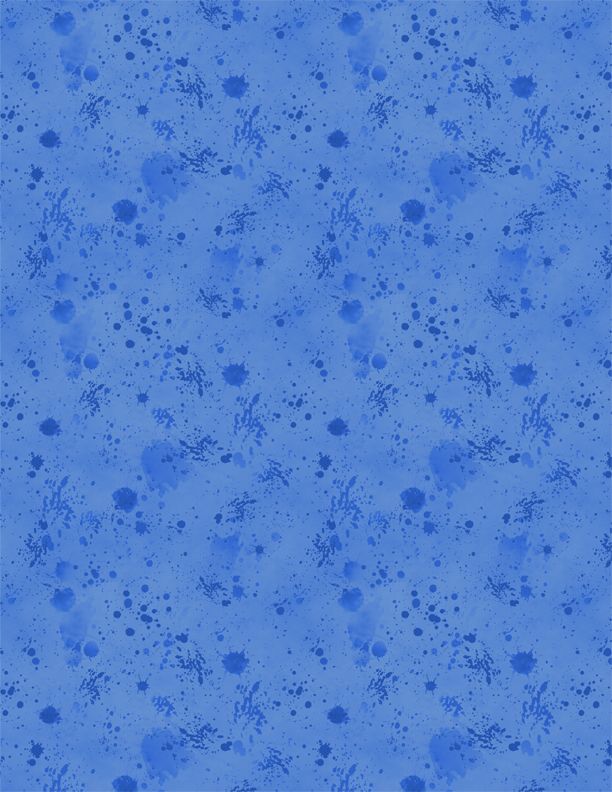 Wilmington Prints - School Is Cool - Paint Splatter, Blue