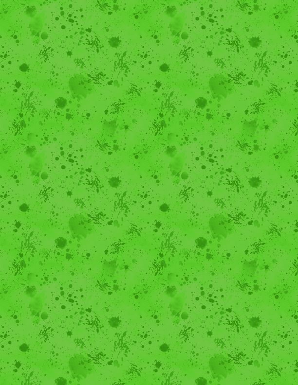 Wilmington Prints - School Is Cool - Paint Splatter, Green