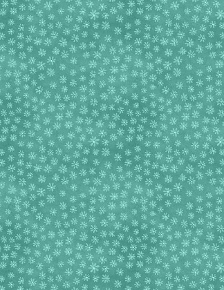 Wilmington Prints - Sew Little Time - Tiny Floral, Teal
