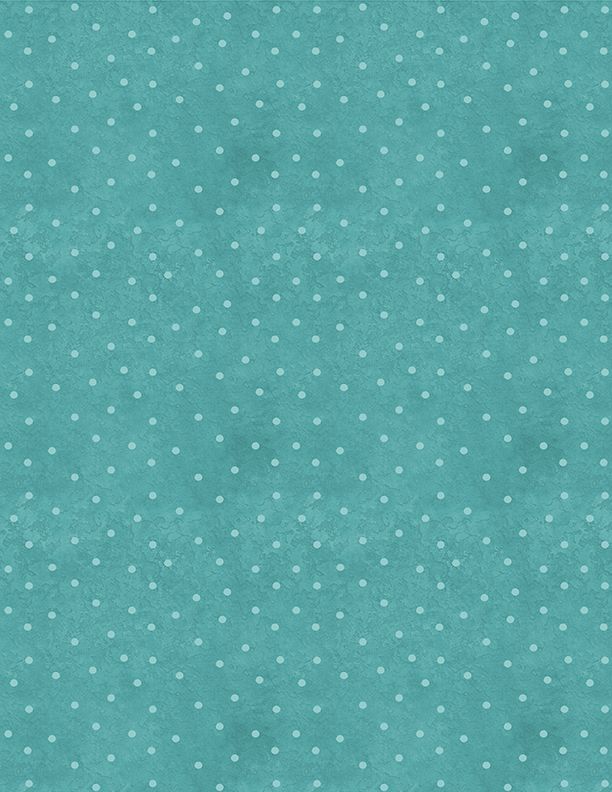 Wilmington Prints - Sunflower Sweets - Dots, Teal