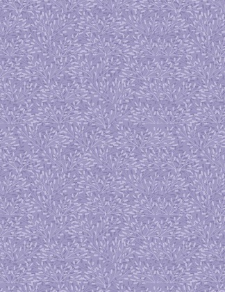 Wilmington Prints - Underwater Whimsy - Seaweed, Purple