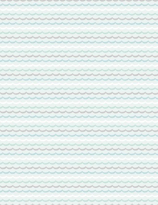 Wilmington Prints - Underwater Whimsy - Waves, Blue