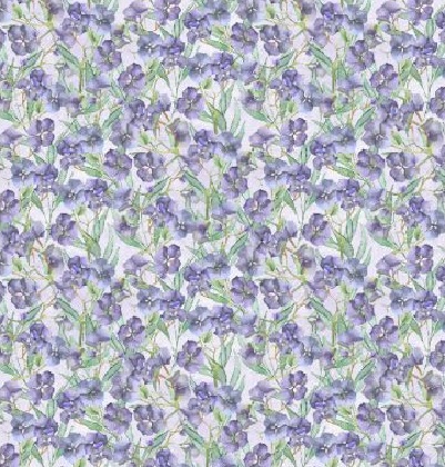 Wilmington Prints - Violette - Small Hydrangeas, Purple