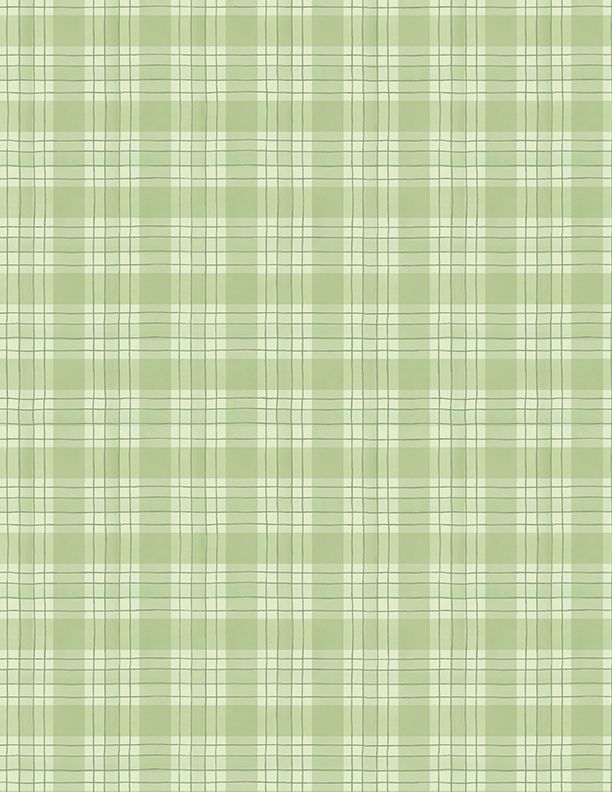 Wilmington Prints - Zest For Life - Plaid, Green