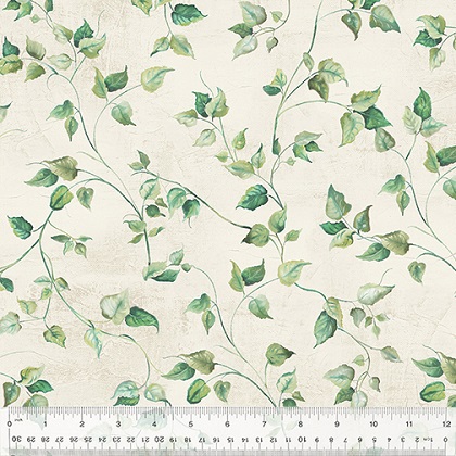 Windham - 108' Quilt Back - Ivy, Ivory