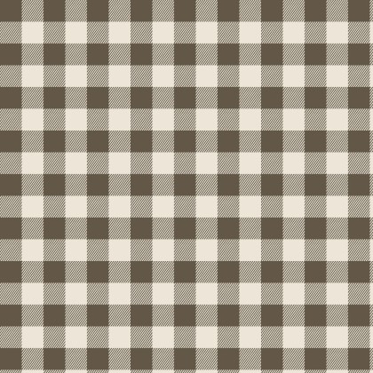 Windham - Archer Flannel - Buffalo Check, Bark/Ivory
