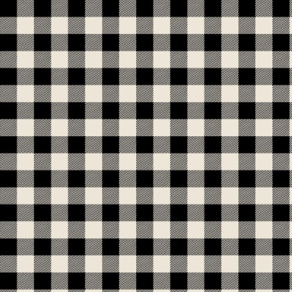 Windham - Archer Flannel - Buffalo Check, Black/Ivory