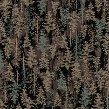 Windham - Archer Flannel - Tranquil Forest, Night