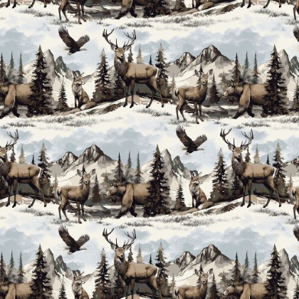 Windham - Archer Flannel - Wild Woods, Multi