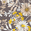 Windham - Eliana - Large Floral, Cream/Yellow/Grey