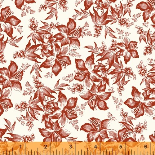 Windham - Scarlett - Lily, Red/Cream