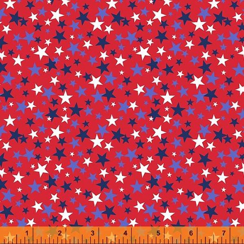 Windham Fabrics - Americana - Little Stars, Red