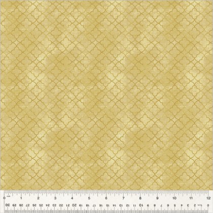 Windham Fabrics - Blake - Quatrefoil, Flax