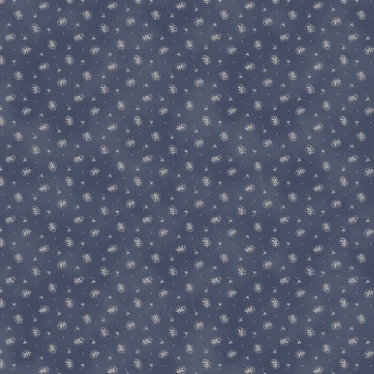 Windham Fabrics - Faded Indigo - Leaf Shirting, Indigo