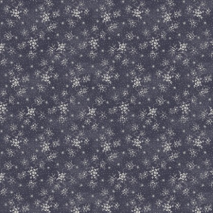 Windham Fabrics - Faded Indigo - Vine Bouquet, Raw Denim