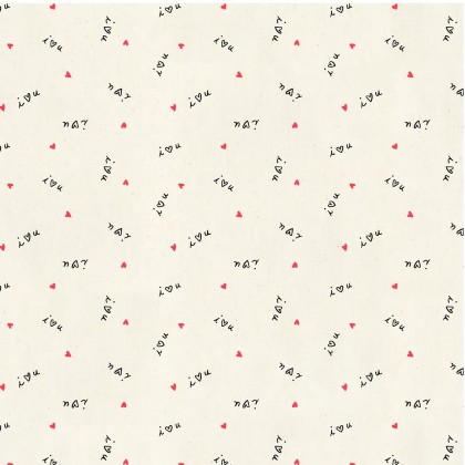 Windham Fabrics - Miniatures - I Heart You, Love Letter