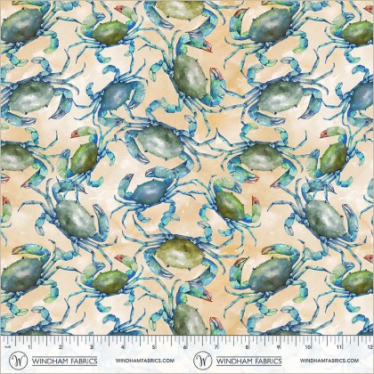 Windham Fabrics - Ocean Life - Crab Consortium, Sand