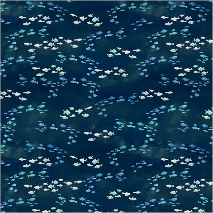 Windham Fabrics - Ocean Life - Shoal, Marine
