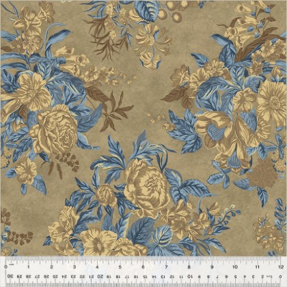 Windham Fabrics - Oxford - Garden Abundance, Taupe