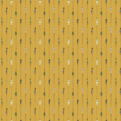 Windham Fabrics - Rocky Coast - Buoys, Mustard