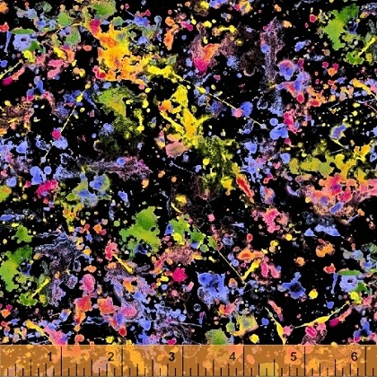 Windham Fabrics - Splotch - Splotch, Black