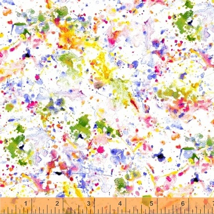 Windham Fabrics - Splotch - Splotch, White