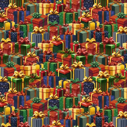 Windham Fabrics - Winter Wonder - Gift Giving, Multi