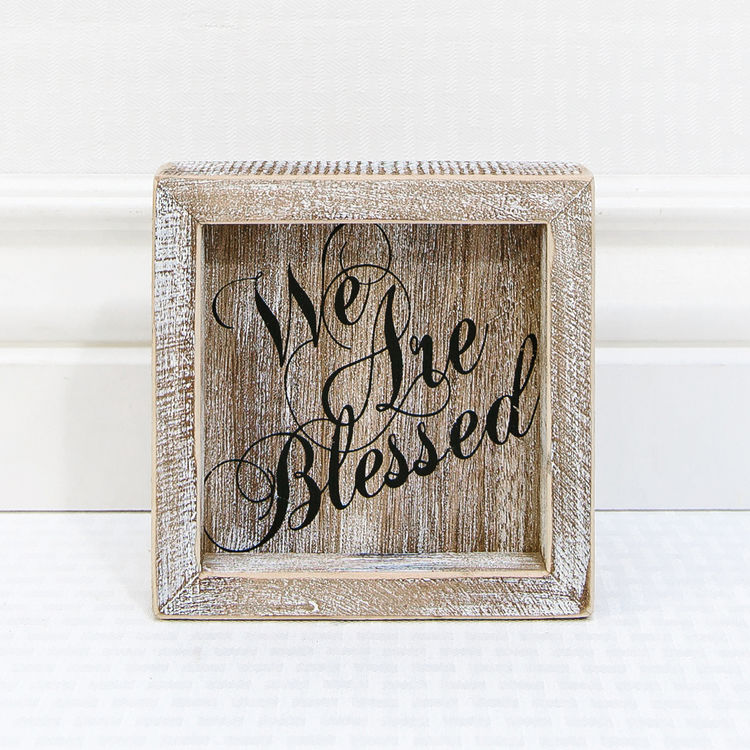 Wood Frame - 'We Are Blessed'