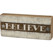 Wood Sign - Believe