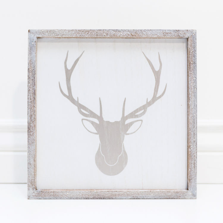 Wood Sign - Deer Head