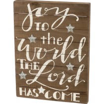 Wood Sign - Joy To The World
