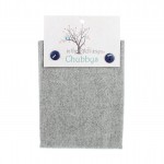 Wool Chubbys - Gray Heather - 16' Square