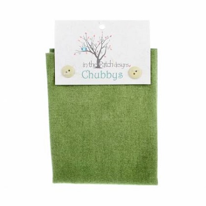 Wool Chubbys - Olive Heather - 16' Square