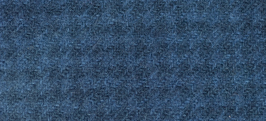 Wool Fat Quarter - Houndstooth - Deep Sea - 16' X 26'