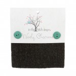 Wooly Charms - Black - 5' Squares