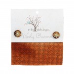 Wooly Charms - Burnt Orange - 5' Squares