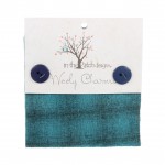 Wooly Charms - Teal - 5' Squares