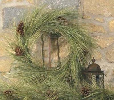 Wreath - Apache Pine with Cones 24'