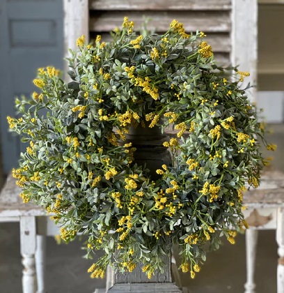 Wreath - Nottingham Berry 20', Yellow