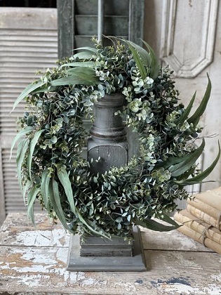 Wreath - Willow Gale Eucalyptus 22'