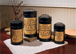 Olde Country Brand Tin Canisters