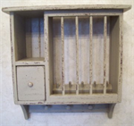 1 Drawer Plate Rack w/ Pegs