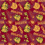 Sykel - College Prints - Minnesota Duluth, Red