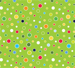 Kanvas Studio - Rainforest Glow - Glowing Dots, Lime Green