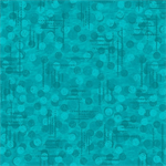 Blank Quilting - Jot Dot, Teal