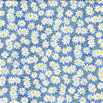 Fabric Traditions - Keepsake Calico - Packed Daisies, Blue