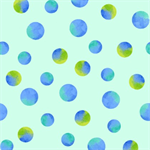 A.E. Nathan - Comfy Flannel Prints - Fun Dot, Lime Green
