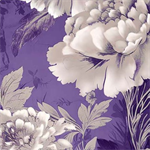 Quilting Treasures - Le Fleur - Large Floral, Purple