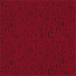 RJR - The Chalk Line - Letters, Red