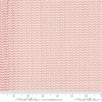 Moda - Red White Gatherings - Meander Stripes, Vanilla
